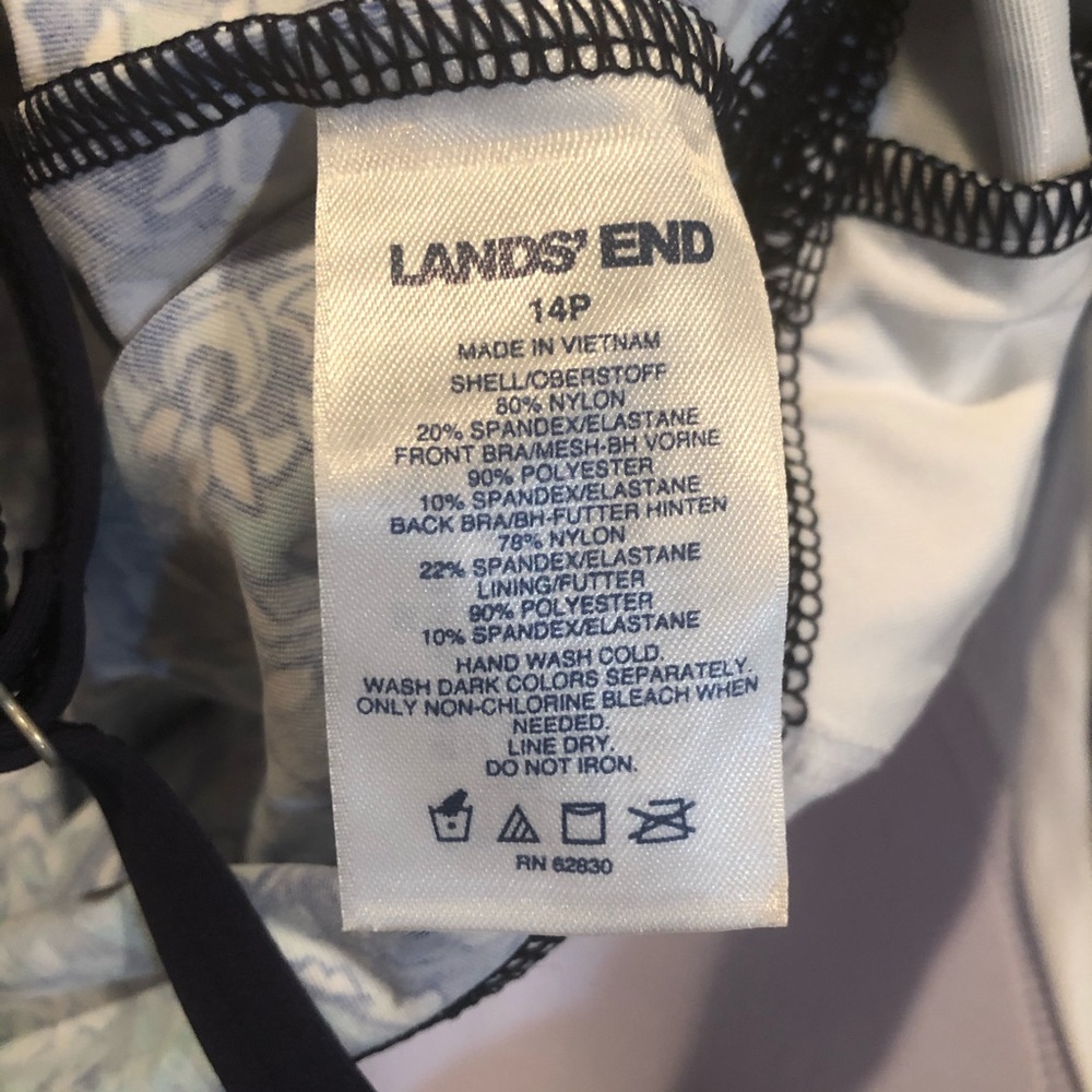 Land’s End tankini top size 14P - Picture 5 of 5
